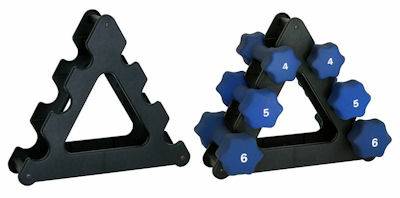 Dumbbell Dumbell Rack Vertical Storage Tree Holds 6 Dumbbells SM